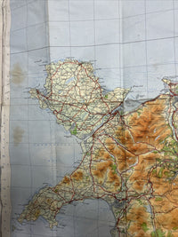 NORTH WALES & LANCASHIRE 1969 Ordnance Survey Quarter Inch Map Sheet 10