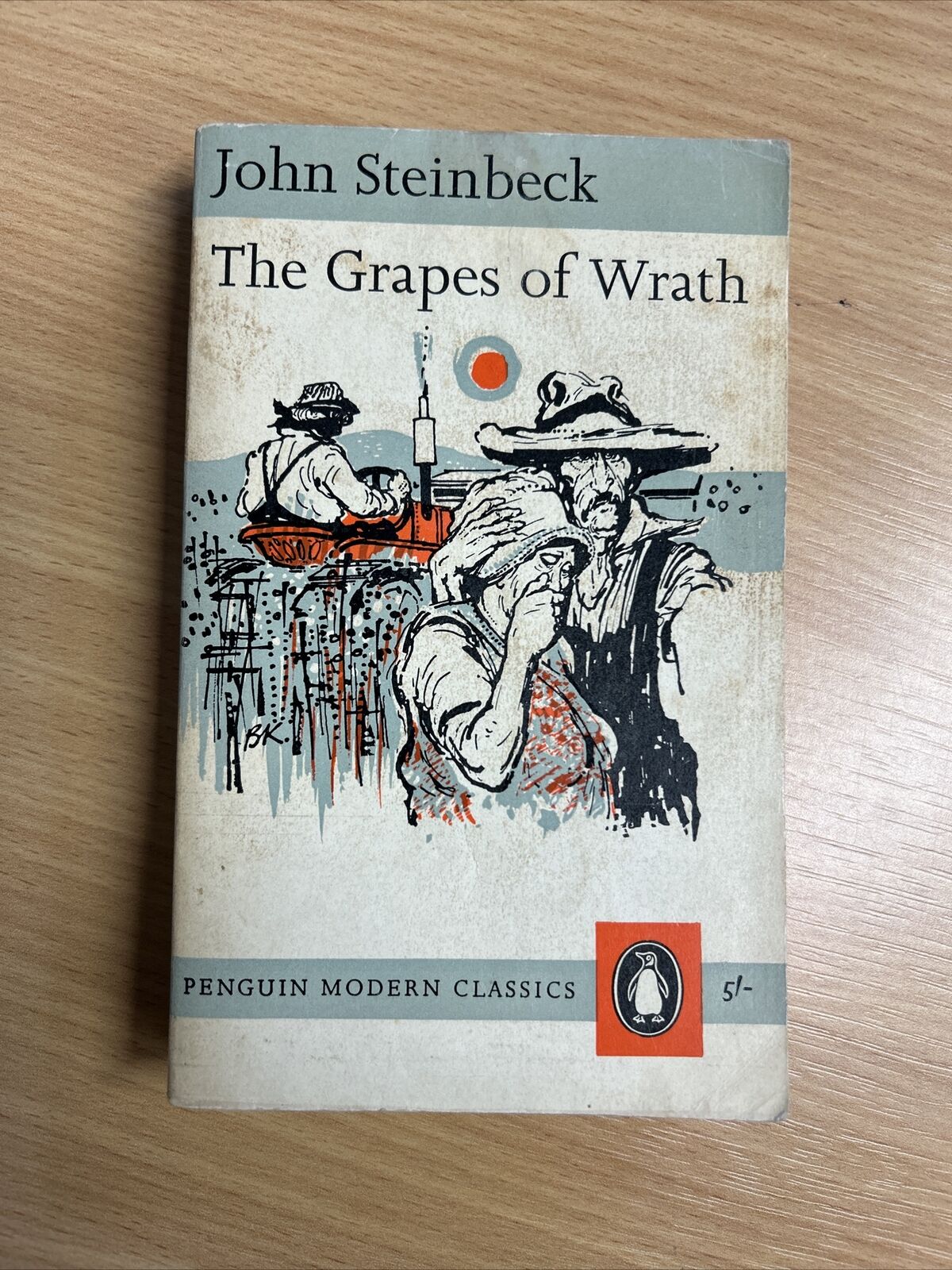 THE GRAPES OF WRATH John Steinbeck Penguin Modern Classics No 833 1963