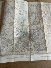 CHELTENHAM Ordnance Survey Sheet SO92 Two & Half Inch MAP 1952 Bishops Cleeve