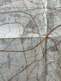 SPENNYMOOR & COXHOE Pathfinder Ordnance Survey NZ23/33 1:25,000 1984 Trimdon