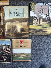 UK CASTLES Stately Homes COLOUR GUIDE BOOKS  12 No Bundle Job Lot Kedleston Hall