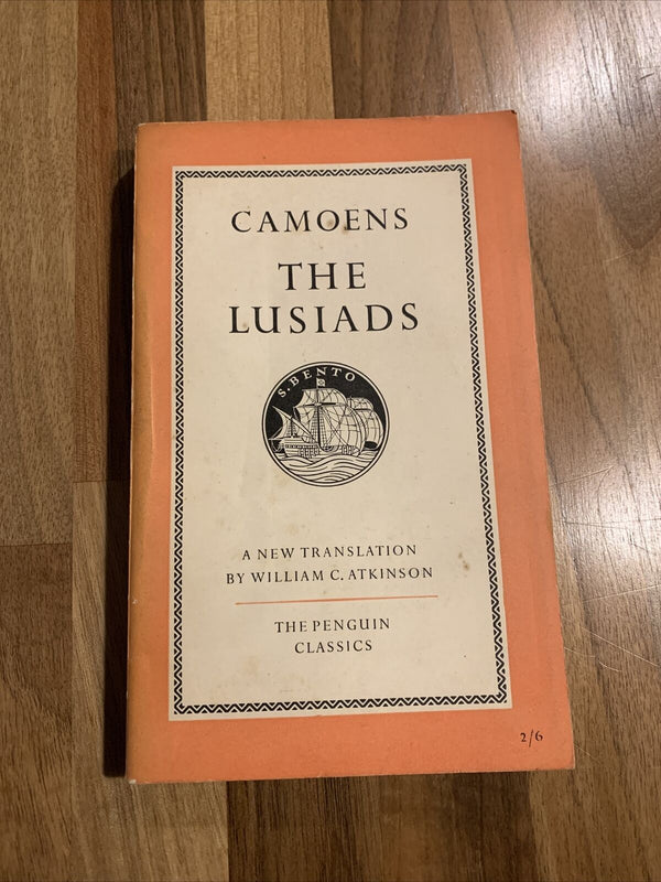 THE LUSIADS Luis Vas De CAMOENS - Penguin Classics L26 1952 Translated Atkinson