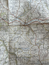 CARDIGAN Ordnance Survey CLOTH Map 1952 Seventh Series Sheet 139 Carmarthen