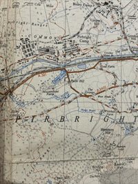 GUILDFORD Pirbright Ordnance Survey Sheet 41/95 1:25000 1949 Surrey CLOTH