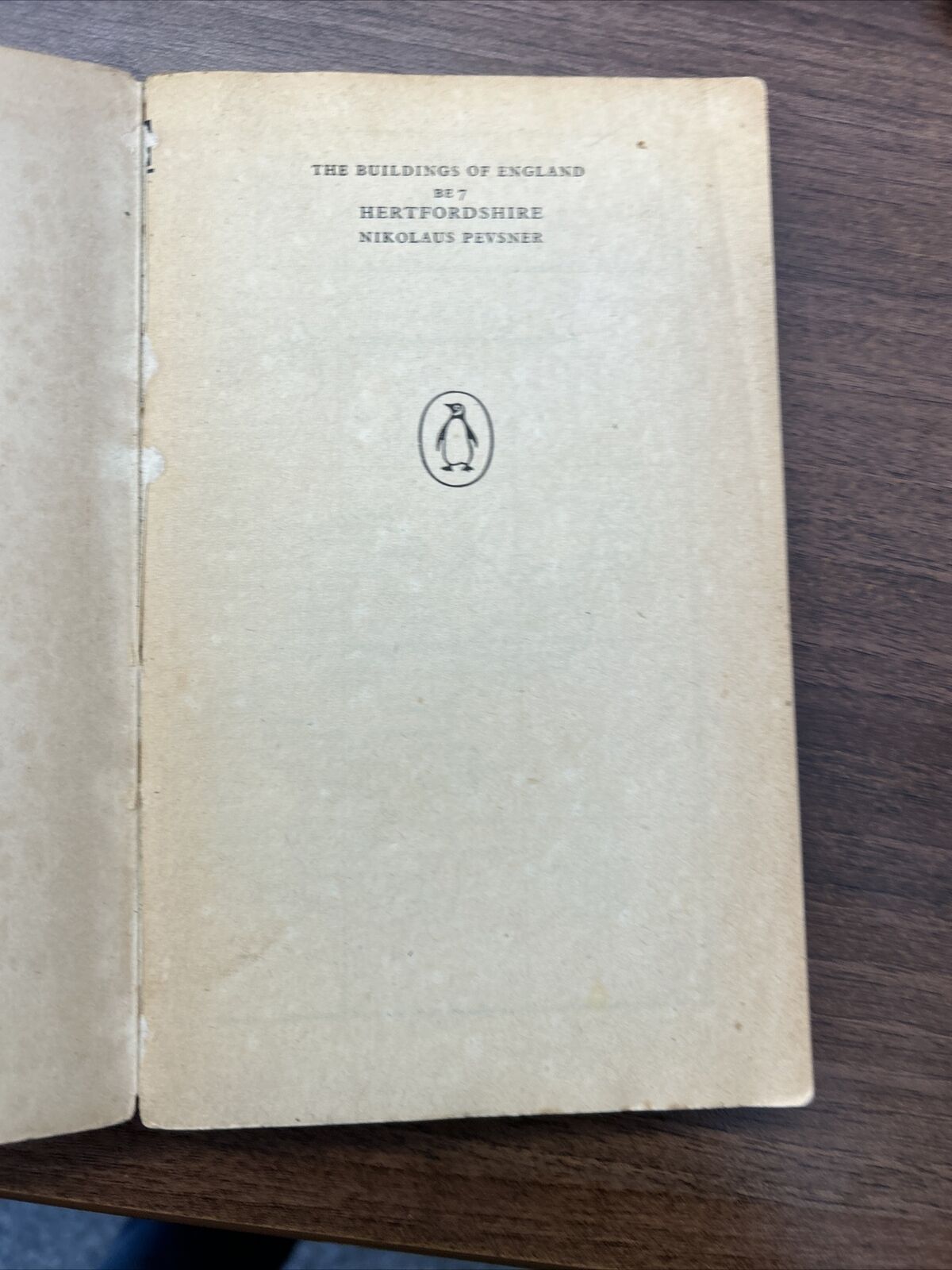 HERTFORDSHIRE Penguin Buildings of England BE7 1953 PEVSNER Many Photos