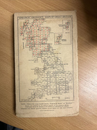 NORTHAMPTON Ordnance Survey Cloth One Inch Map 1947 Sixth Edition Sheet 133