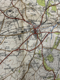 WINCHESTER Ordnance Survey Paper Sixth Series 1945 Sheet 168 One Inch Tangley