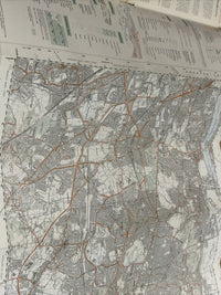 BEXLEY Ordnance Survey Second Series 1:25,000 Map TQ47/57 Greenwich 1971 Marked