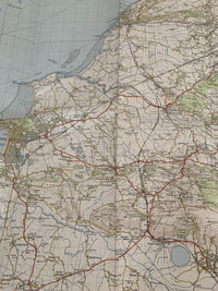 Weston Super Mere - Ordnance Survey Paper Map 1961 Sheet 165 7th Series