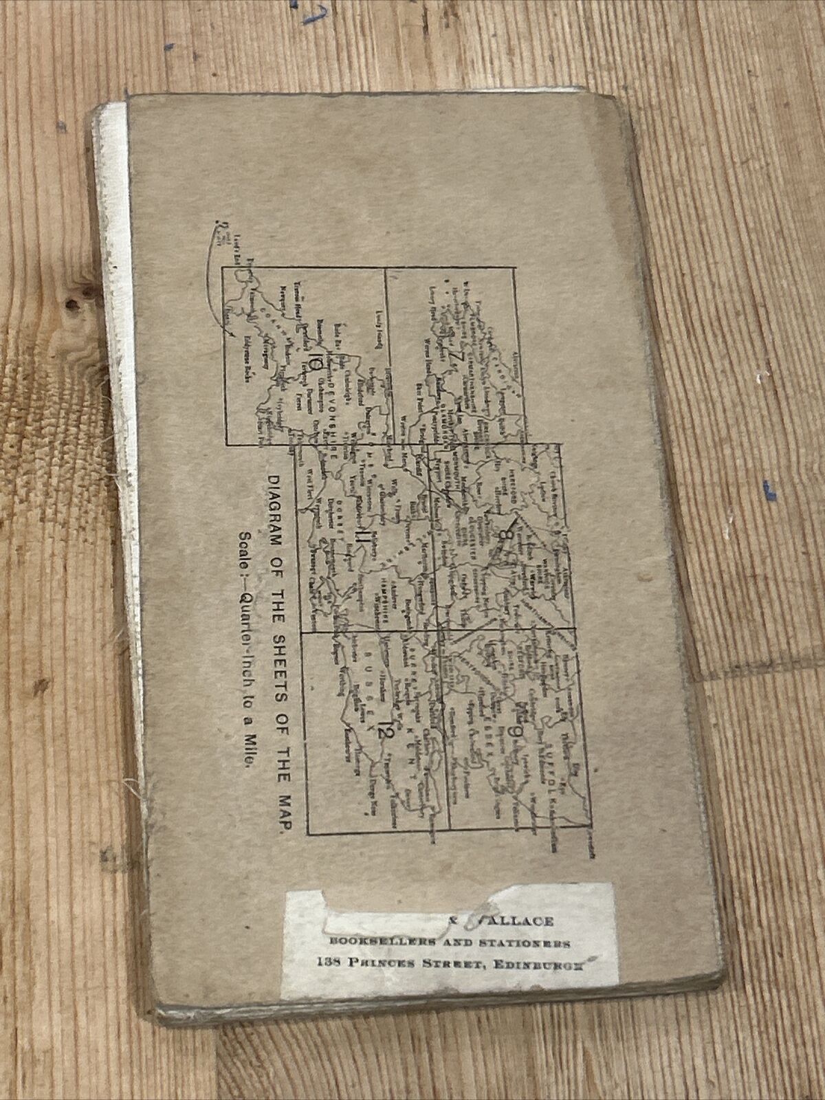 EASTERN COUNTIES Ordnance Survey Cloth Quarter Inch Map 1921 Sheet 9 Essex Herts