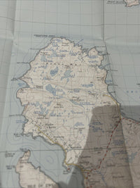 GAIRLOCH  Ordnance Survey Seventh Series Paper One inch 1958 Sheet 19 Ewe