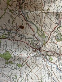 KELSO Scotland Ordnance Survey CLOTH One Inch Sheet 81 Popular Edition 1926