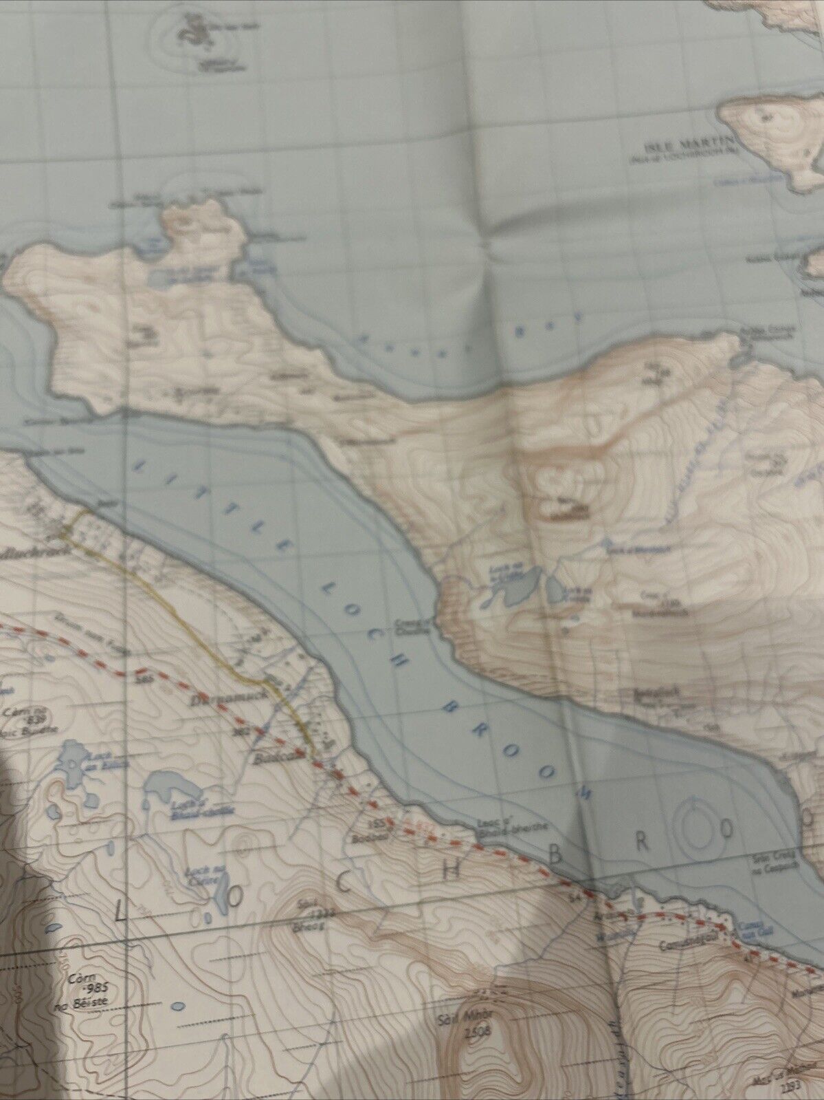 GAIRLOCH  Ordnance Survey Seventh Series Paper One inch 1958 Sheet 19 Ewe