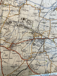 OXFORD & NEWBURY Ordnance Survey Sixth Series One inch 1940 Sheet 158 Pangbourne