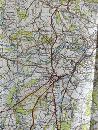 ALDERSHOT Ordnance Survey Sixth Edition Paper One inch 1940 Sheet 169 Alton