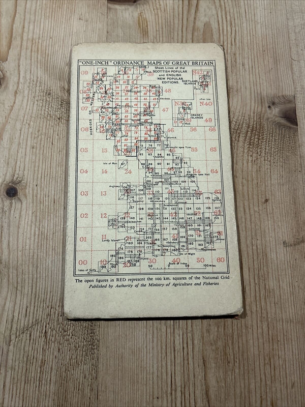 THURSO & REAY Ordnance Survey One Inch Sheet 11 Popular Edition 1947 Portskerra