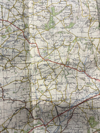 EXETER Ordnance Survey Seventh Series Cloth One inch 1960 Sheet 176 Sidmouth