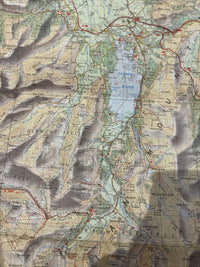 LAKE DISTRICT 1966 Ordnance Survey Tourist Map The Lakes Coniston Windermere