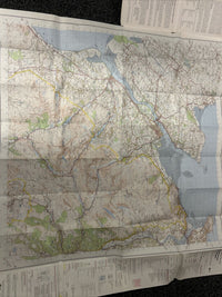 CAERNARFON & BANGOR Ordnance Survey Map 1974 Sheet 115 1:50,000 First Series