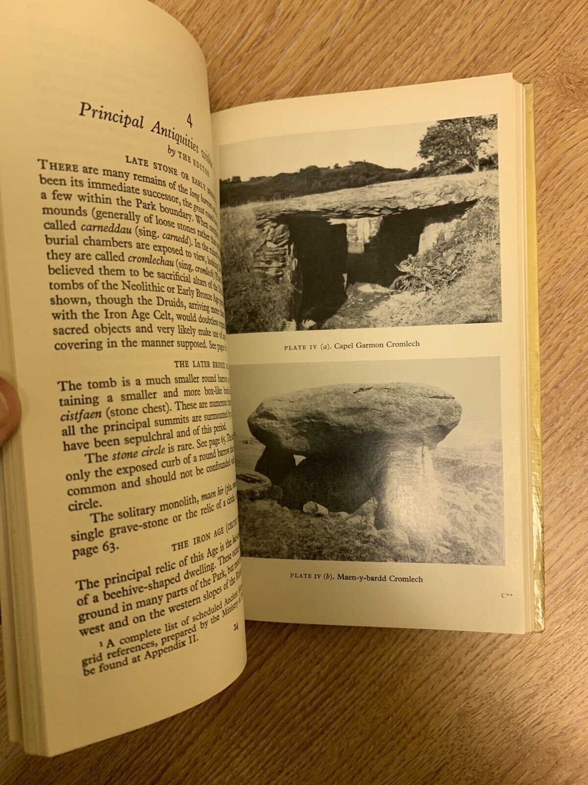 Snowdonia HMSO National Park Guide Hardback 1958 