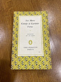 YET MORE COMIC & CURIOUS VERSE The Penguin Poets  1959 D48 Selected By JM Cohen