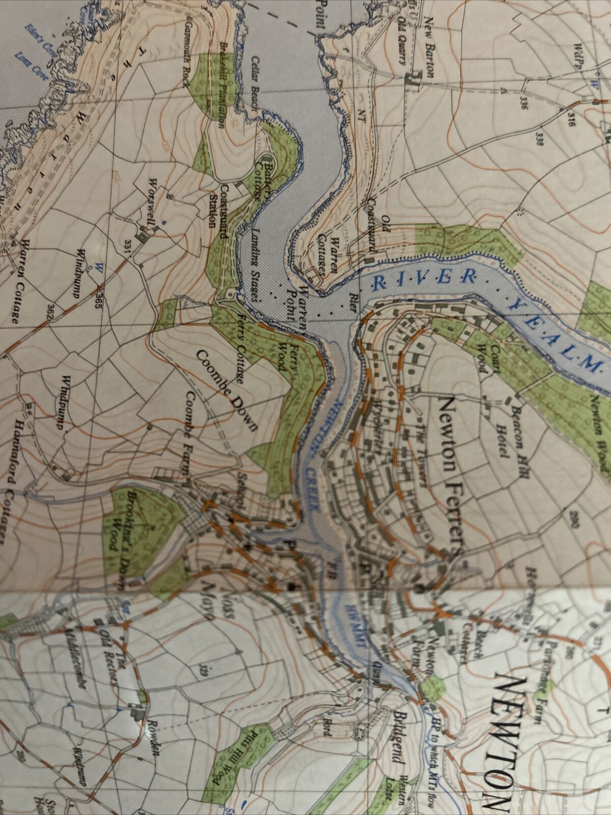 NEWTON FERRERS Ordnance Survey 1:25000 First Series Map SX54 1959 Wembury