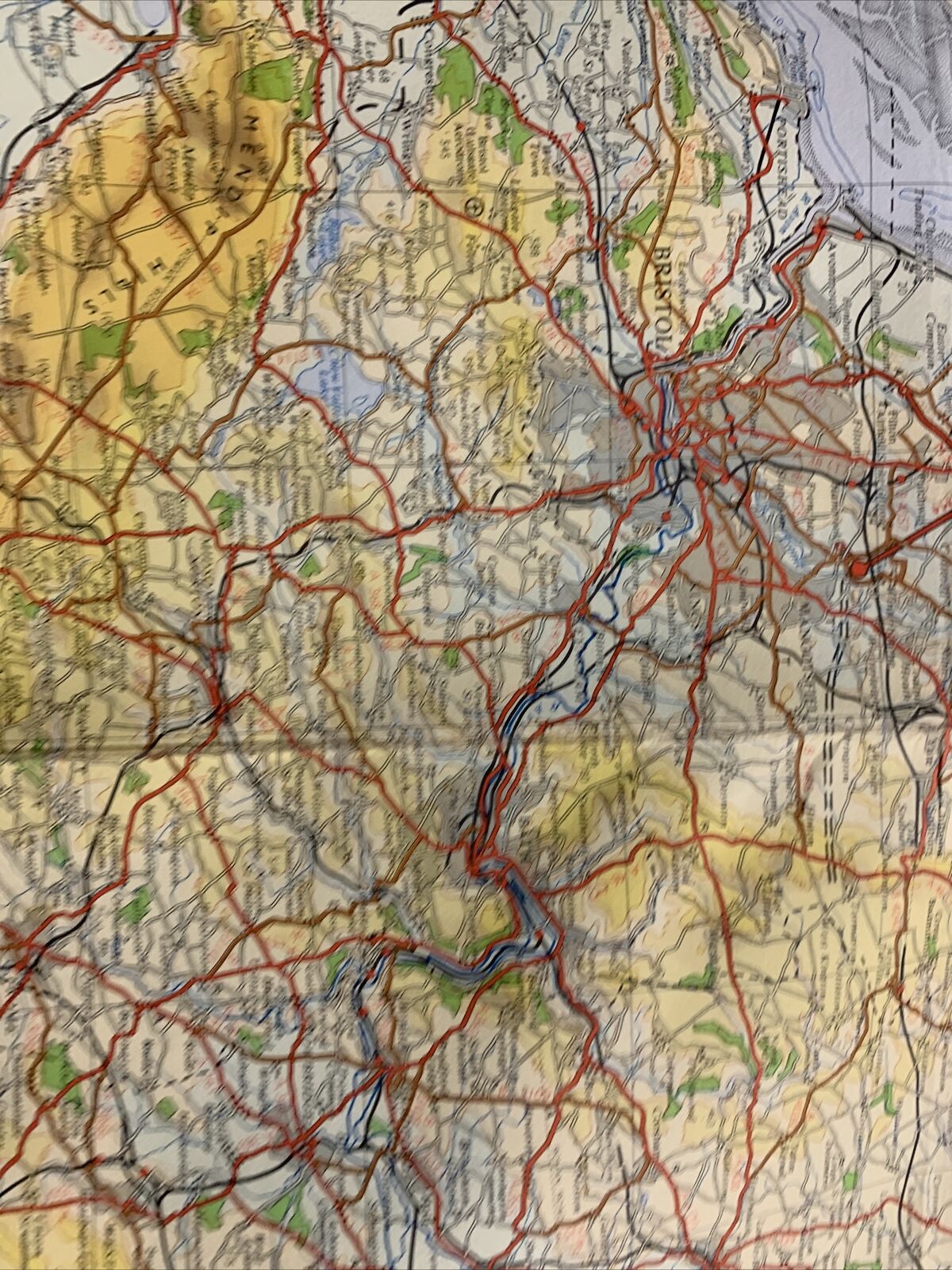 Southern England 1968 Ordnance Survey CLOTH Quarter Inch Map Sheet 16 Exeter