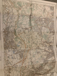 CATERHAM Oxted Pathfinder Ordnance Survey Sheet TQ25/35 1:25000 1980