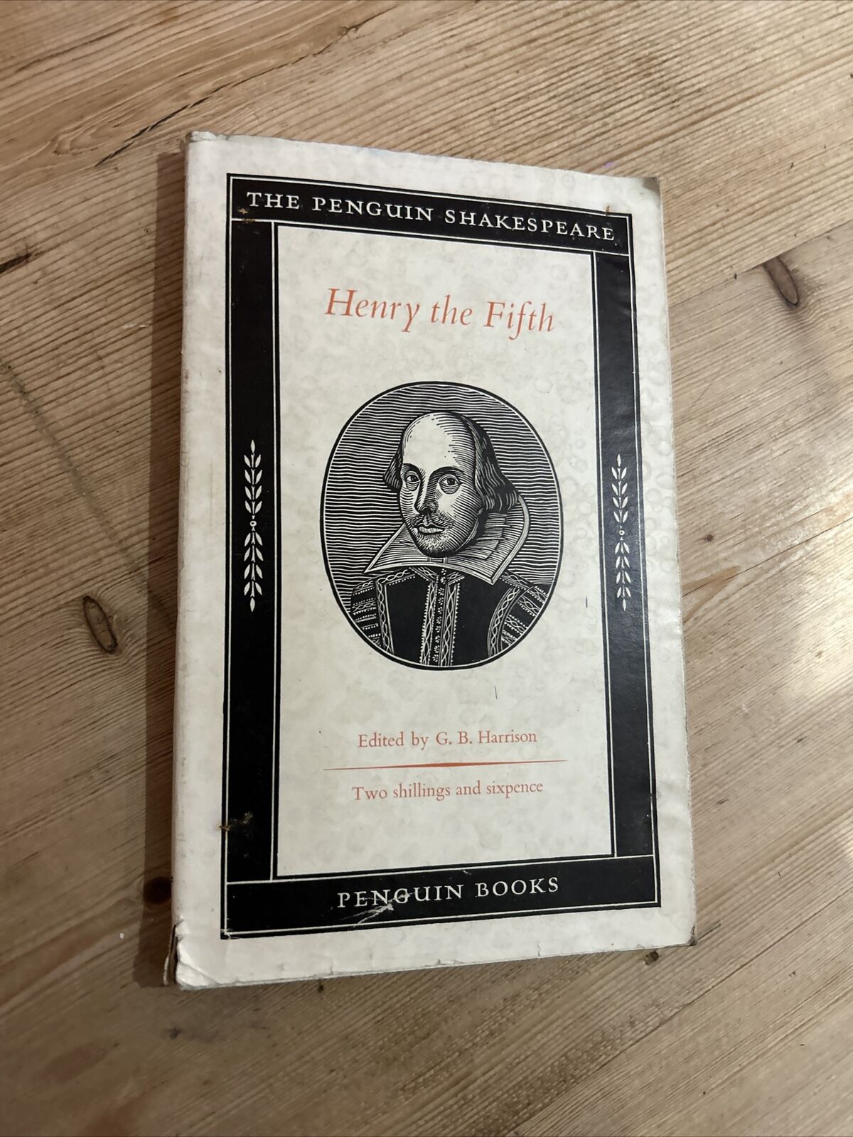 PENGUIN SHAKESPEARE No B3 1959 HENRY THE FIFTH Dust Jacket