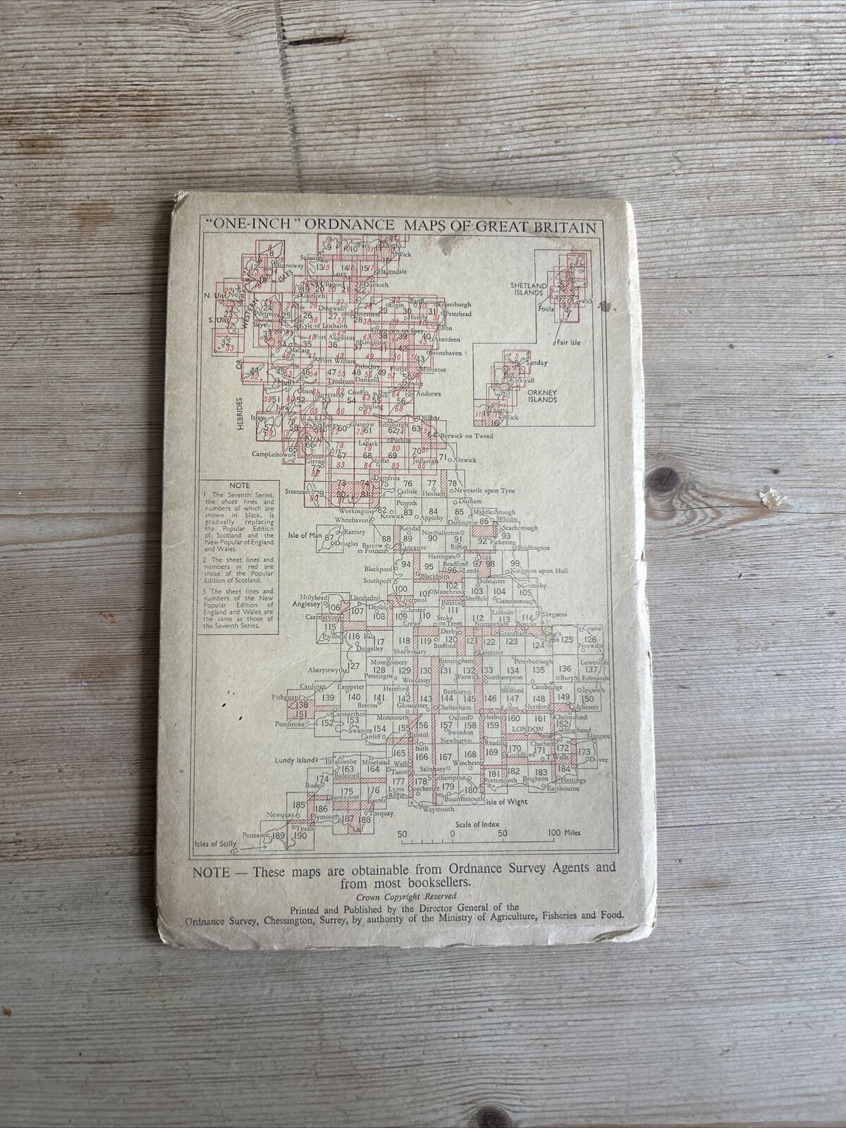 HUDDERSFIELD Ordnance Survey Seventh Series Paper One inch 1954 Sheet 102 Batley