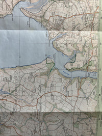 FALMOUTH & ST MAWES Pathfinder 1366 Ordnance Survey 1:25000 1990 Perranarworthal