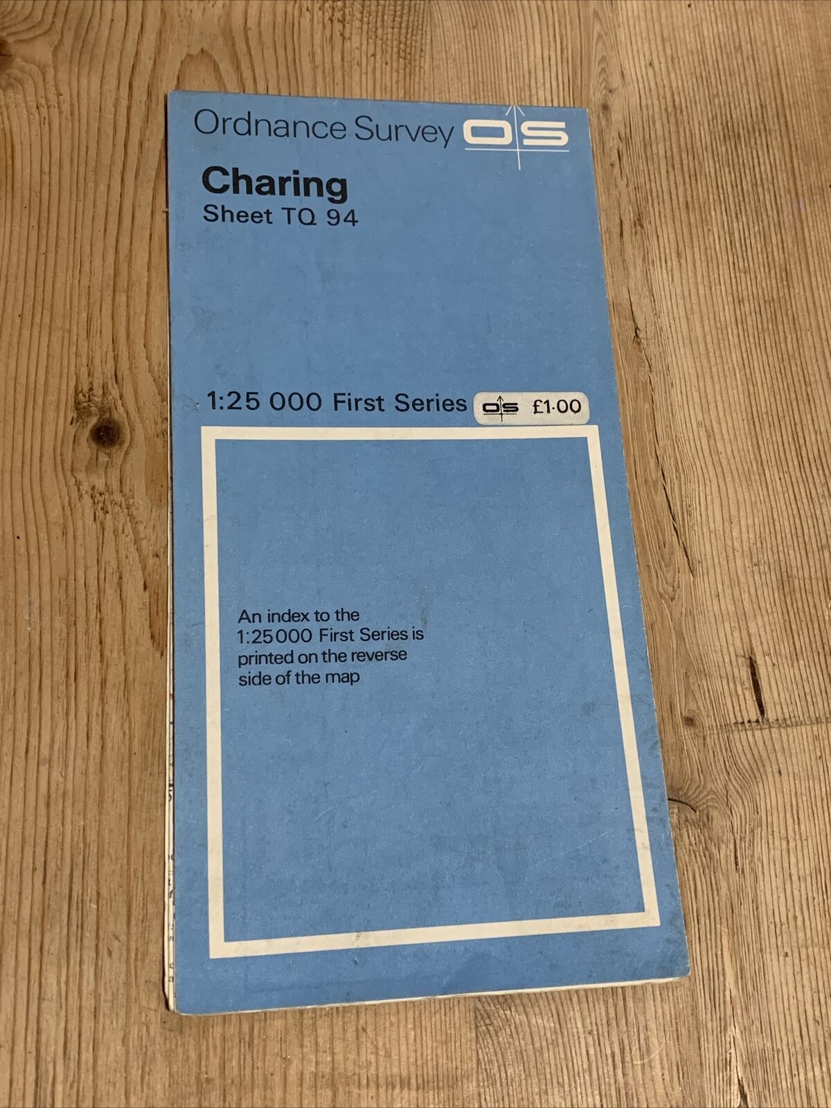 CHARING Pluckley Ordnance Survey 1:25000 First Series 1958 TQ94 Hothfield