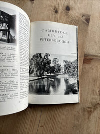 EAST ANGLIA The Broads Cambridge Ely Chambers Guide Hardback 1950? Map Photos