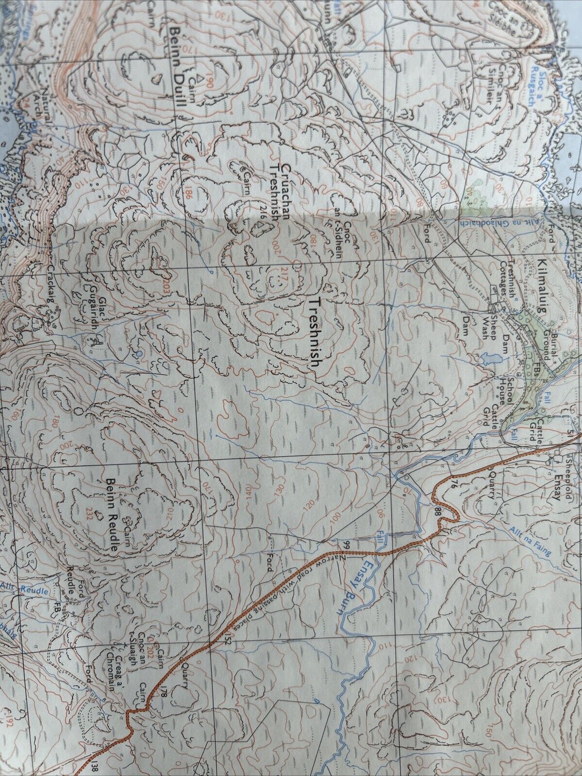 TRESHNISH ISLES Ordnance Survey Map Pathfinder 315 1977 Gometra