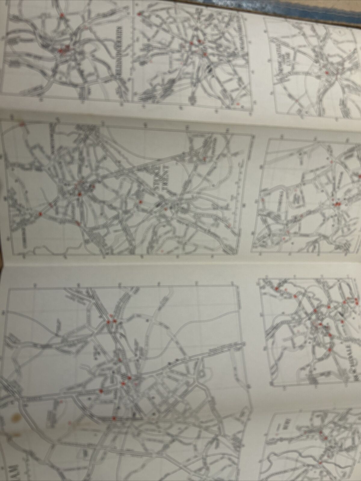 NORTH WALES & MANCHESTER 1946  Ordnance Survey CLOTH Sheet 4 Quarter Inch Map