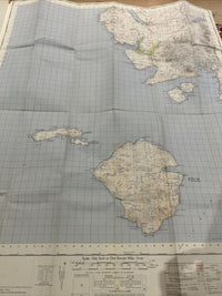 RHUM & Part Of SKYE No 33 1957 CLOTH Seventh Series Ordnance Survey One Inch Map