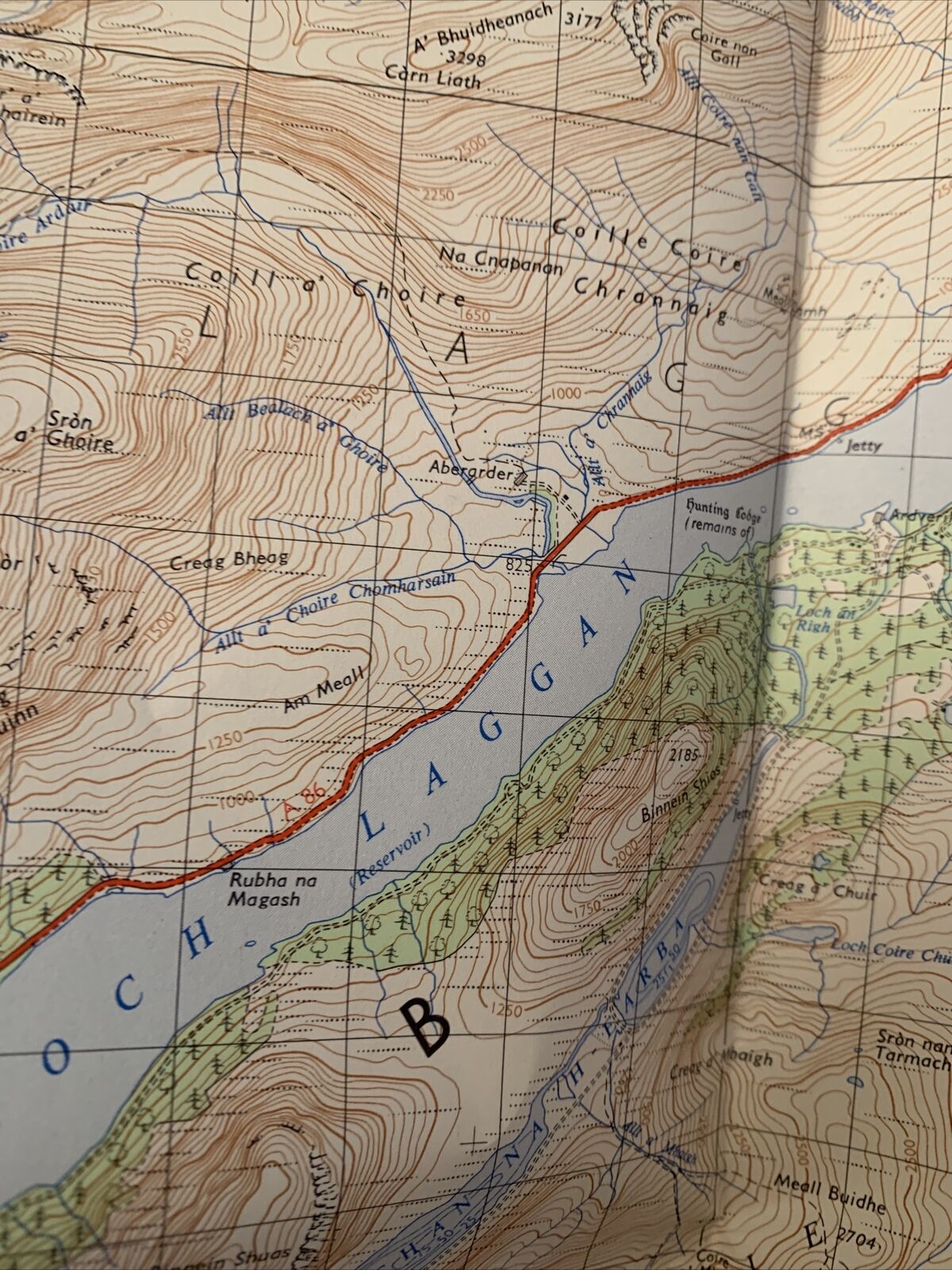 FORT AUGUSTUS Scotland Ordnance Survey One Inch Map 36 Good Condition 1954