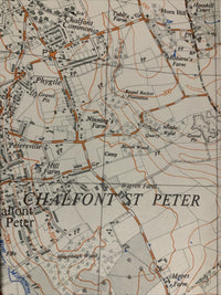 RICKMANSWORTH Ordnance Survey 2 And A Half Inch Map 1:25000 1956 Sheet TQ09