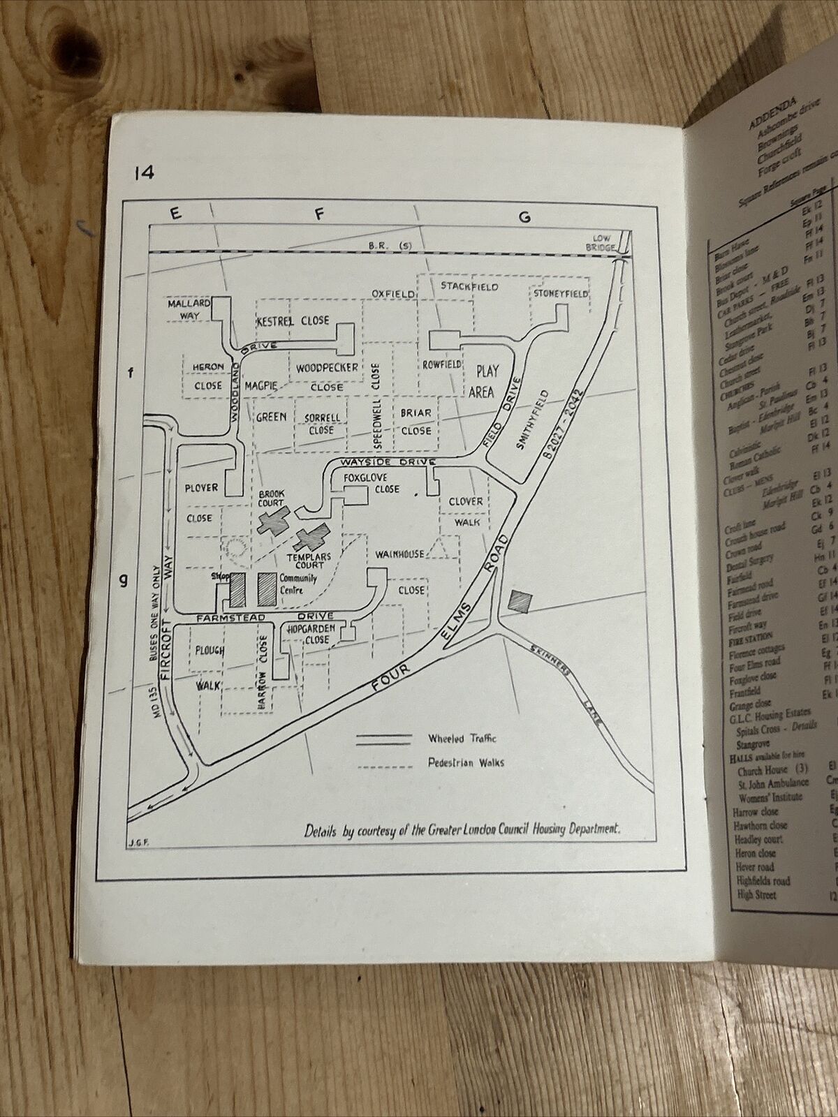 EDENBRIDGE KENT Street Plan Third Edition 1975 Toc H