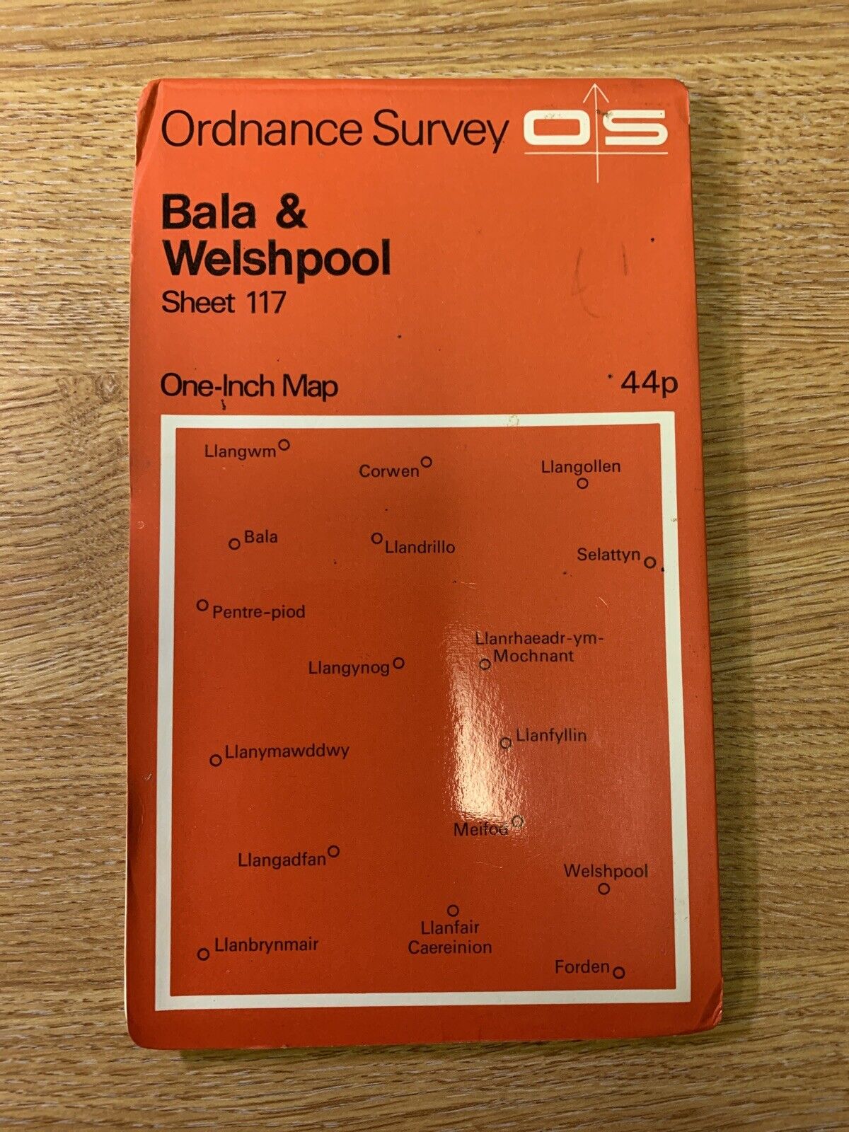 Bala & Welshpool Vyrnwy Wales -  Ordnance Survey Map One Inch 1967 Sheet 117