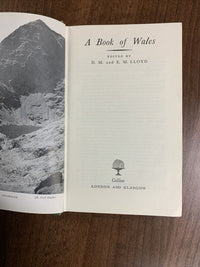 A BOOK OF WALES by D & E LLOYD - Collins Hardback 1954 many photos history