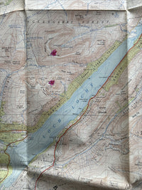 FORT AUGUSTUS Ordnance Survey Seventh Series Paper One inch 1954 Sheet 36 Laggan