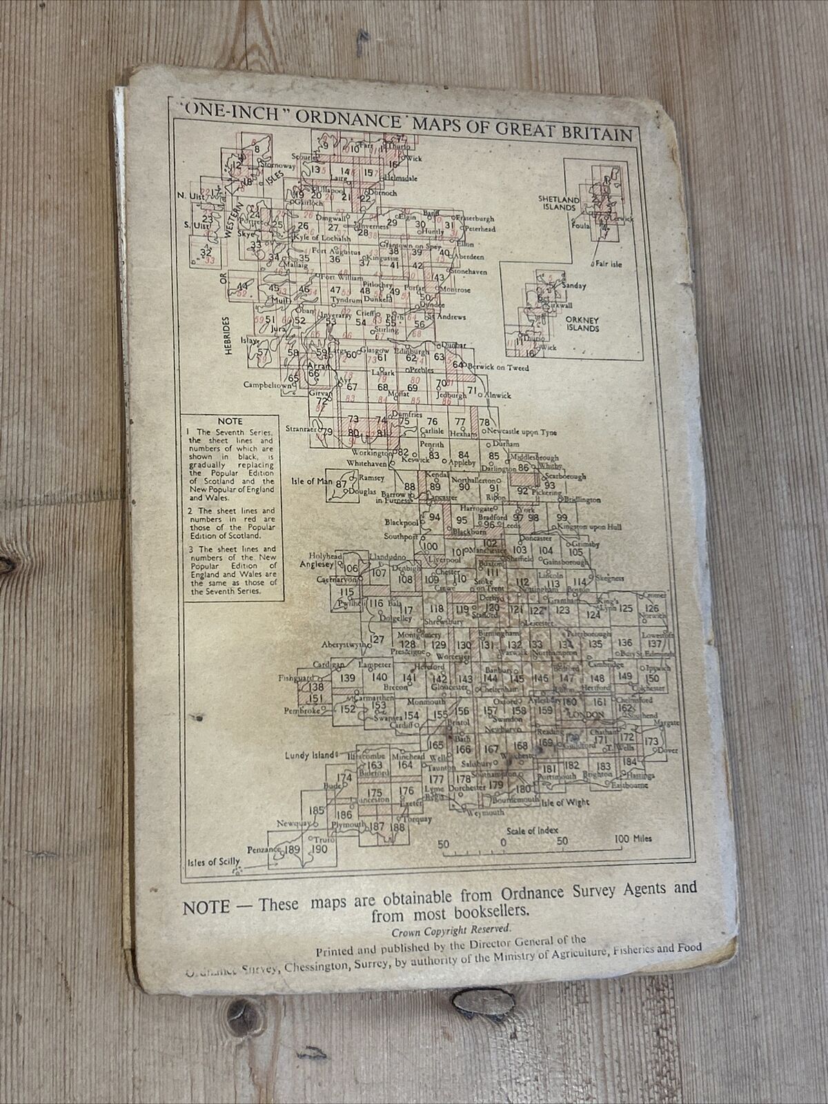 PENRITH - Ordnance Survey Paper Map 1961 Sheet 155 Seventh Series Appleby