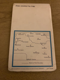 Exmoor ORDNANCE SURVEY TOURIST MAP 1979 Devon Barnstaple Bideford National Park