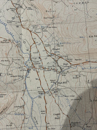 LOWESWATER Ordnance Survey Sheet NY12  1:25000 1953 Lakes Lake District Lorton