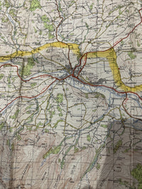 BRECON Ordnance Survey CLOTH Map 1967 Sheet 141 Seventh Series Talgarth