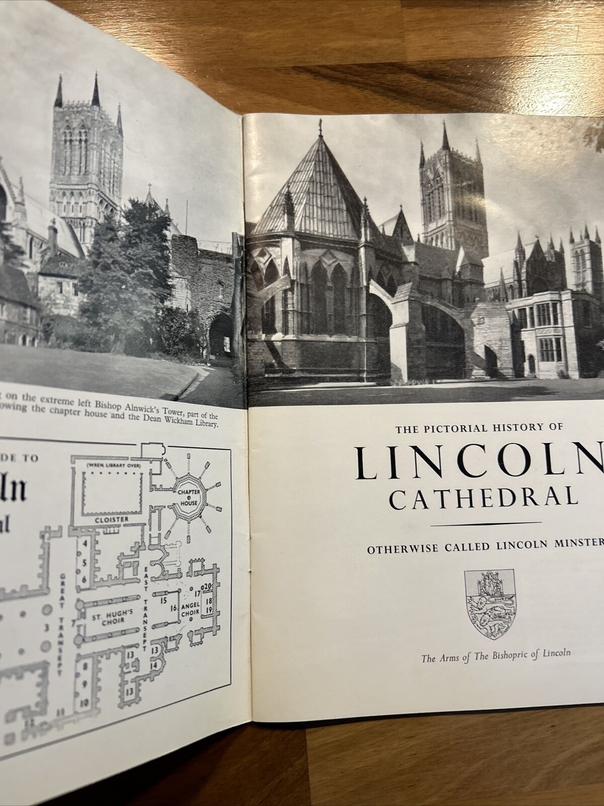 LINCOLN CATHEDRAL Pictorial History 1967  Pitkin Guide Photos Plans History