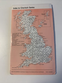 BARNSTAPLE Ordnance Survey 1 Inch Map Sheet 163 1972 Bideford Lynton Ilfracombe