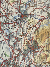 NORTH WALES & LANCASHIRE 1962 Ordnance Survey Quarter In Map Sh 10 Fifth Series