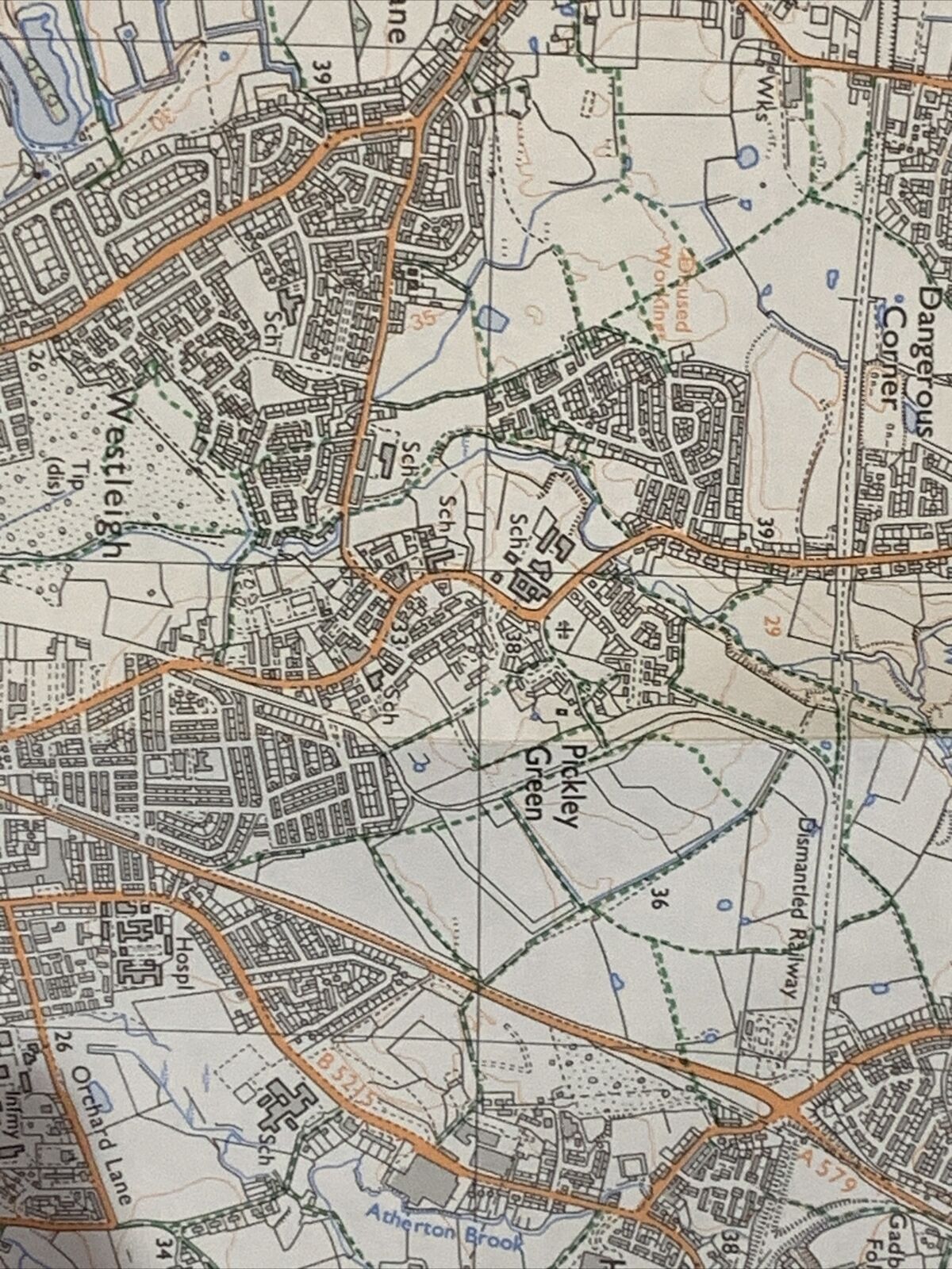 BOLTON South - Pathfinder Ordnance Survey 1:25000 1992 No 712 Westhoughton